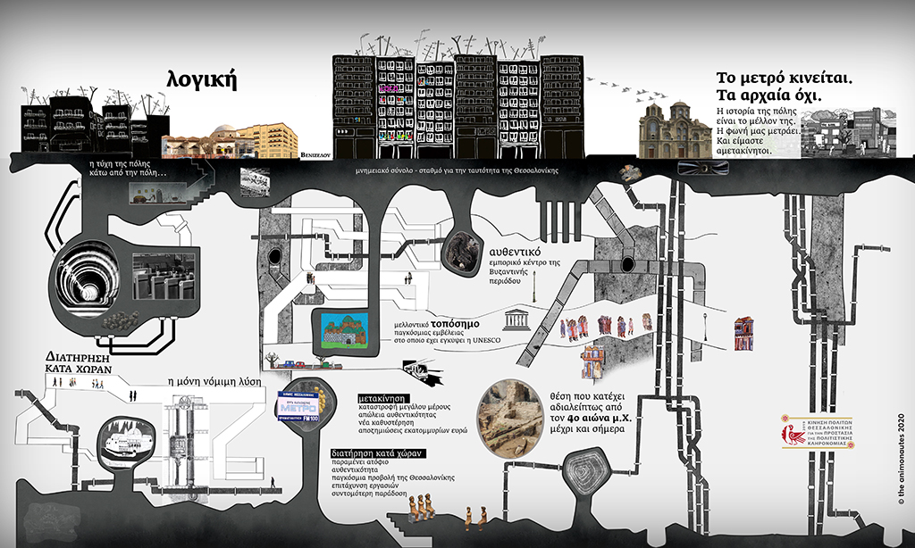 Metro can move. Antiquities cannot!