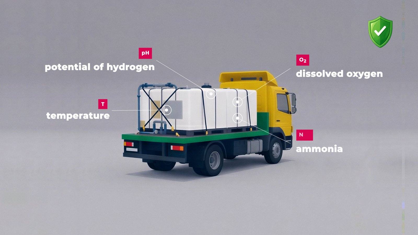 Land Truck Transport of Live Mediterranean Farmed Marine Fish